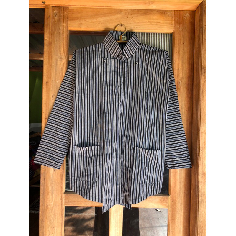 LURIK Baju Surjan Jogja Asli Tenun Lurik