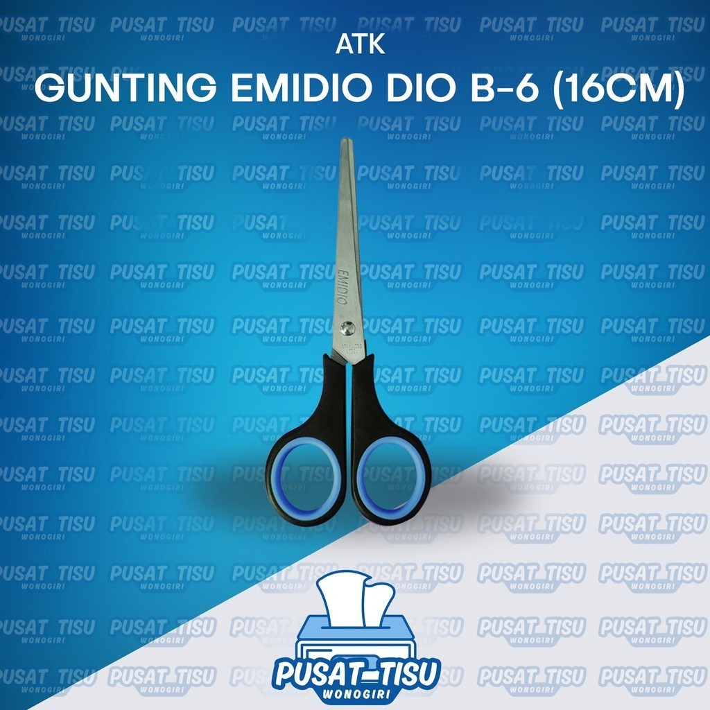 

Gunting EMIDIO Warna Berkualitas Ukuran 16cm DIO-B6 PCS