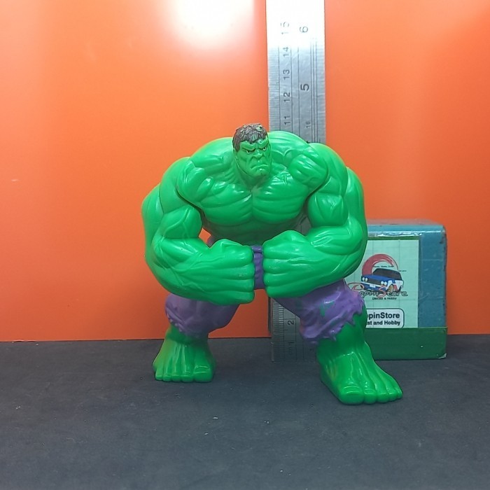 Mcd Happy Meal Marvel Heroes Hulk Figurin Artikulasi Terbatas (Second) -sk89