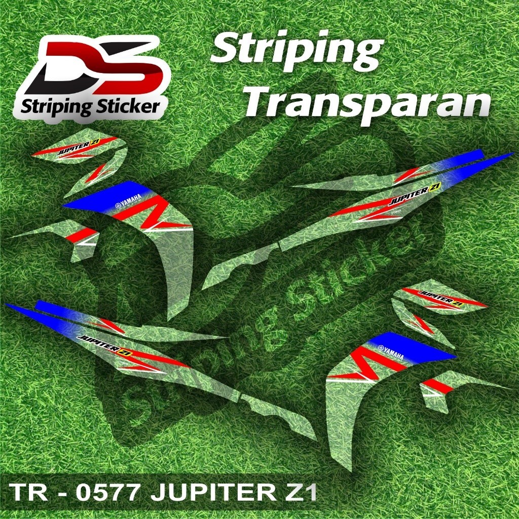 Striping Stiker Transparan Jupiter Z1( TR-0577) List Variasi Sticker Motor