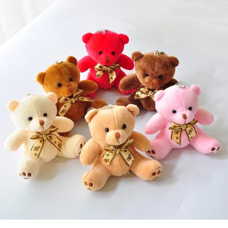Teddy Bears Stuffed Toys Small Plush Dolls Animal Soft Fluffy Baby Pendant Gift Kids Picnic/Wedding 