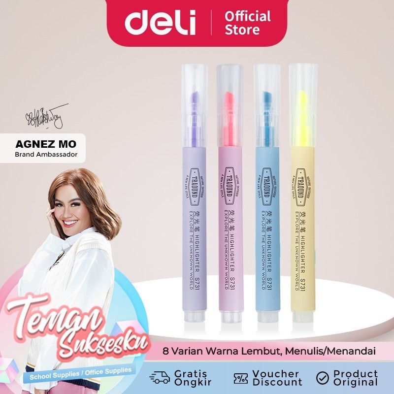 

SBW Stabilo Highlighter DELI Macaron S731