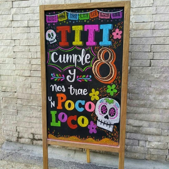 

papan tulis kapur standing size 40X70cm blackboard