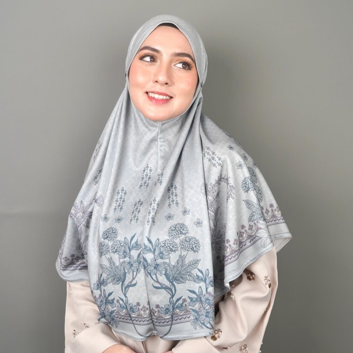 BERGO INAYA | Jilbab Instan Bergo Maryam | Instan Baiti Premium Printing | Khimar Syari - 381