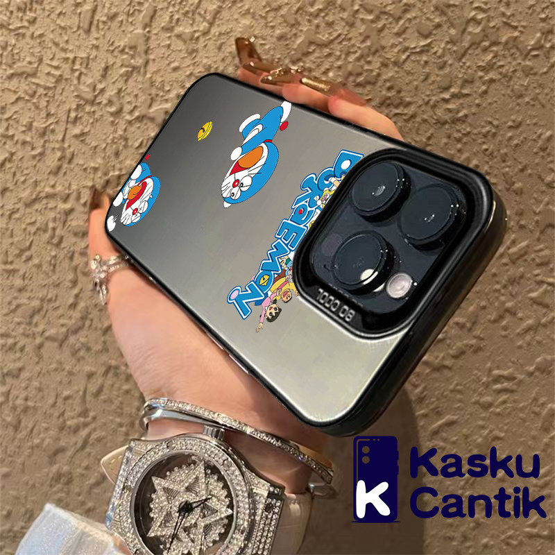 Kasku CASE Doraemon yang lucu kepribadian iPhone 14 15 Pro MAX 11 13 12 Pro XR XS MAX 7 8 6S Plus 7P