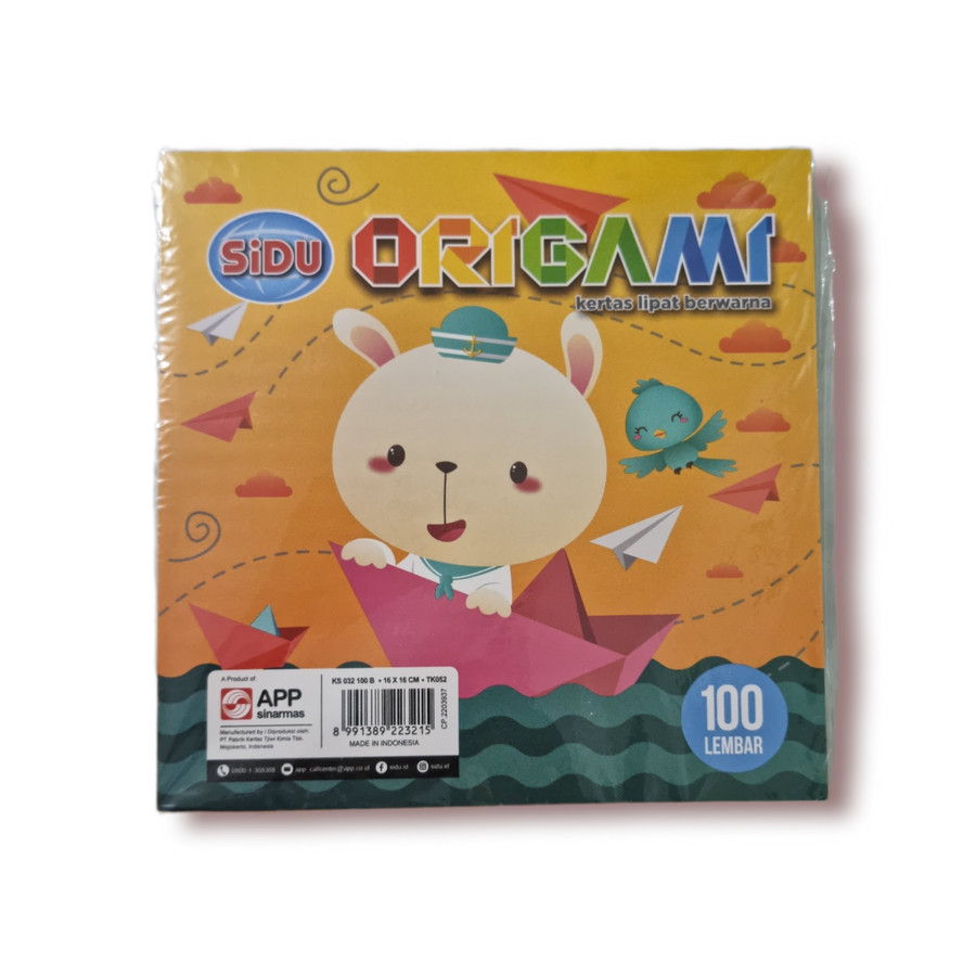 

ORIGAMI PAPER (Kertas Lipat) SIDU 16 x 16cm isi 100 Lembar