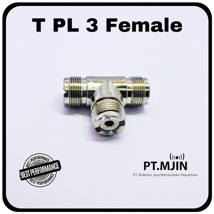 FO99 Konektor Triple UHF female 3 PL female