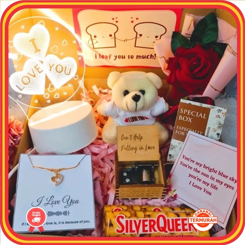 

Termurah Souvenir Kado Nikahan Teman BEstie Keren / Kado Hadiah Cewek / Hampers Anniversary / Giftbox Pacar