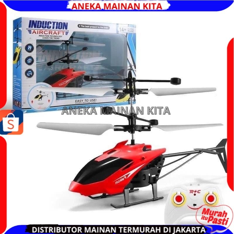 Big Sale ( Bisa Cod ) Mainan Anak Rc Helikopter Remote Control Super Speed 2 Ch Helicopter Baterai