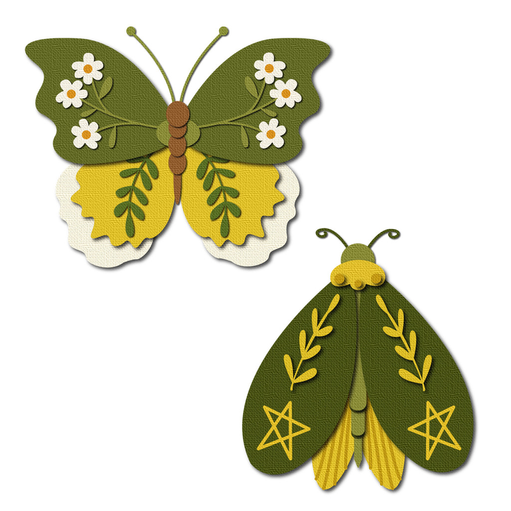 

Insect flower Craft Paper Dies Cut Diy Handmade Mold Scrapbook for Card Making Stencils New Embossing Dies 2024