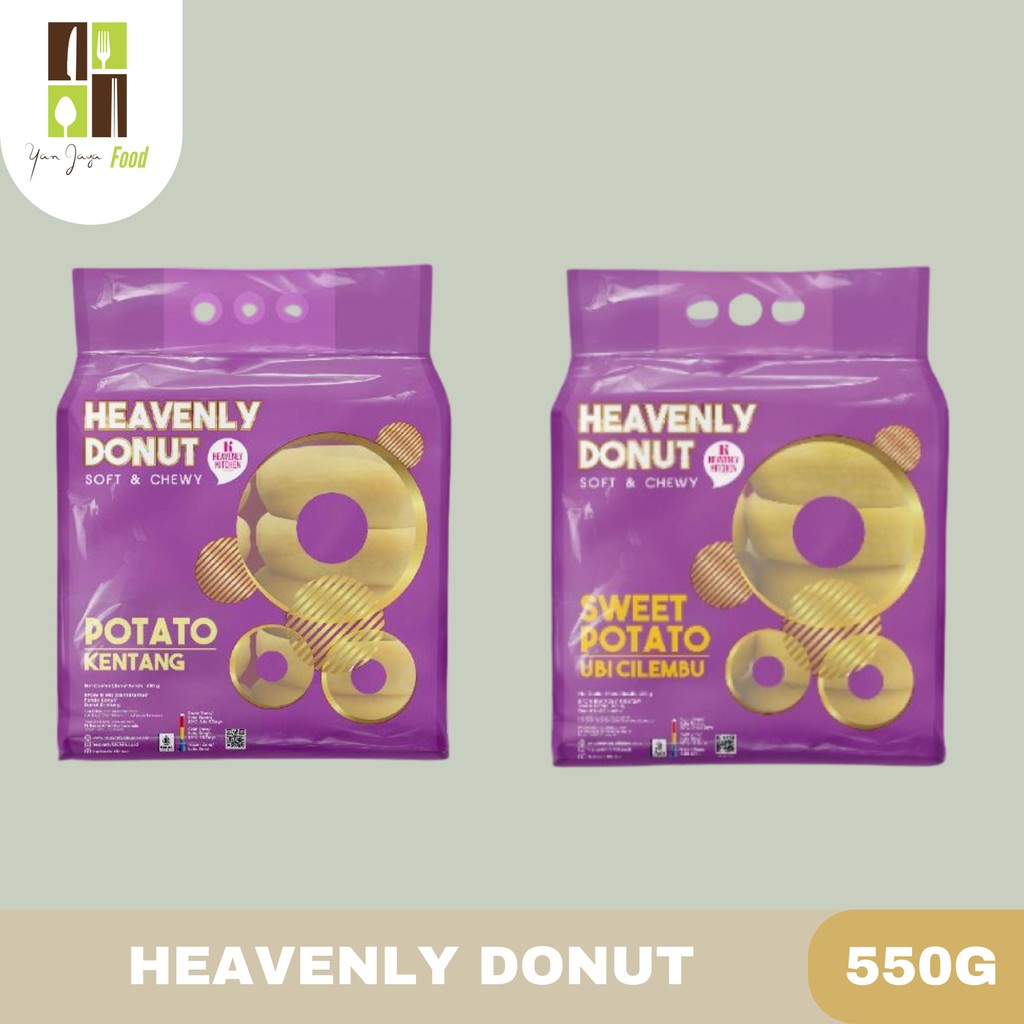 

Heavenly Donut / Donat Rasa Kentang / Ubi Cilembu 550g