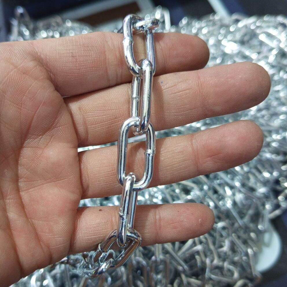 Rantai besi kecil  per meter ukuran 1/8 rante pagar gas elpiji