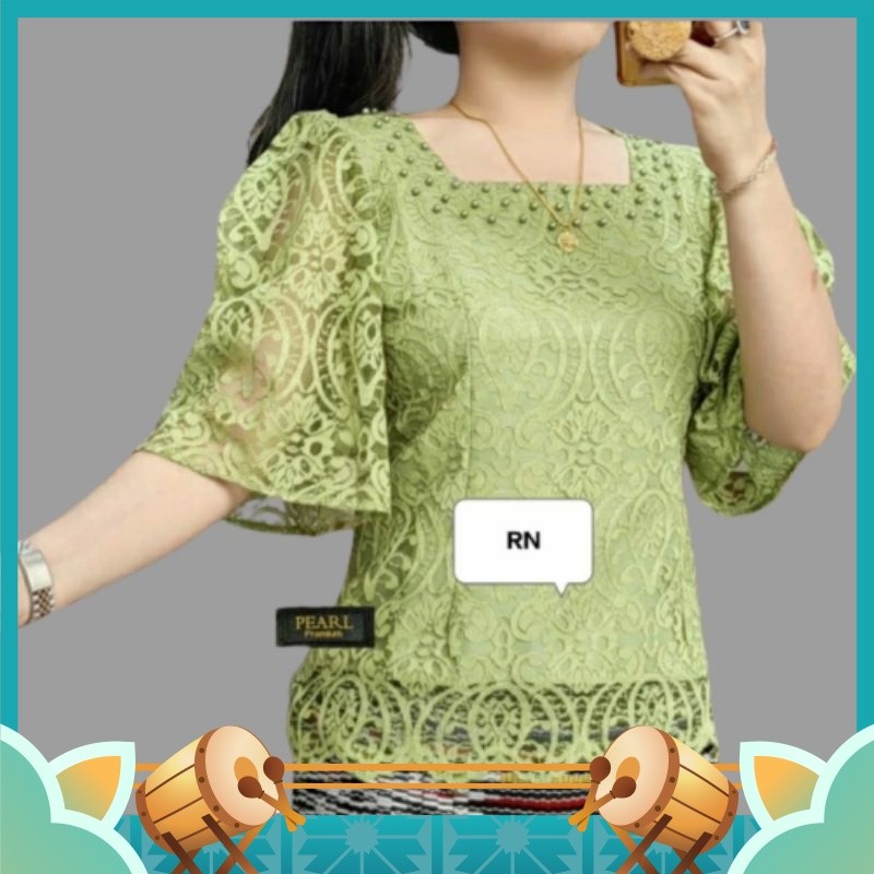 Kebaya Wanita Murah Kekinian Keren Modern / BLOUSE KEBAYA LENGAN KEMBANG TERBARUATASAN WANITA KEKINI
