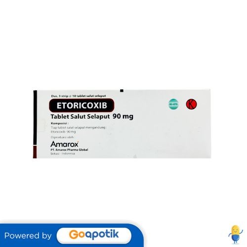 Etoricoxib Amarox 90 Mg Box 30 Tablet
