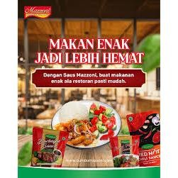 

MAZZONI SAUS BARBEQUE LADA HITAM MAYONNAISE KEMASAN POUCH 250GR