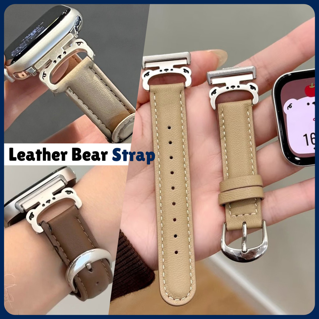 Leather Bear for Huawei Band Xiaomi Band Redmi watch Samsung watch Huawei watch