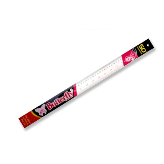 

Butterfly Penggaris 50 cm / Penggaris Plastik 50cm / Ruler / Penggaris Plastik Butterfly 50cm