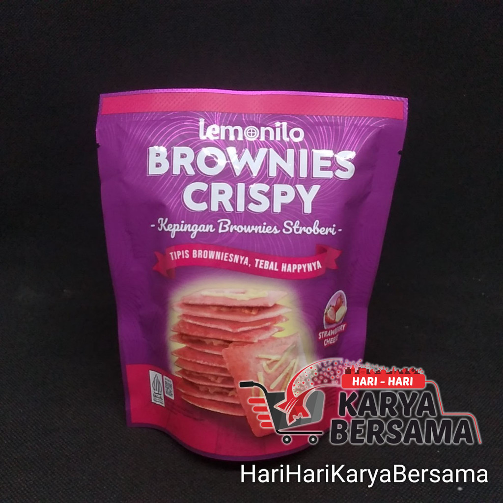 

MAKANAN RINGAN LEMONILO BROWNIES CRISPY STARWBERRY CHEESE 35GR