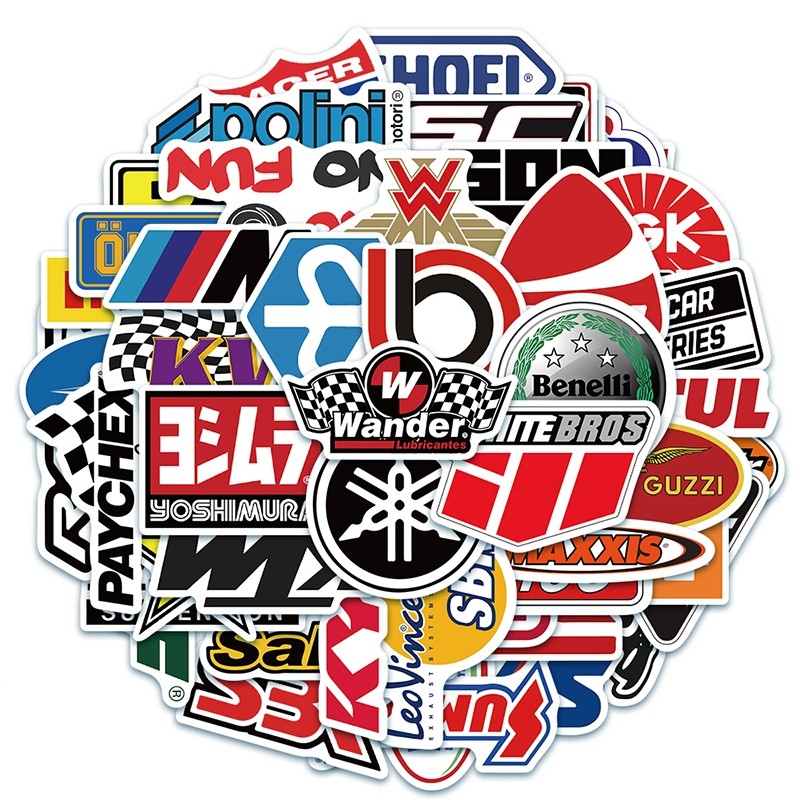

Stiker Sponsor Racing Logo - Sticker Logo-logo Racing Balapan Mobil