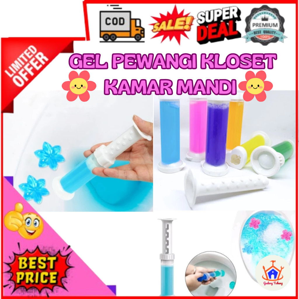 PEWANGI WC Gel Pewangi Closet Kloset Toilet Wc Kamar Mandi Pewangi Toilet Tahan Lama Pewangi Wc Temp
