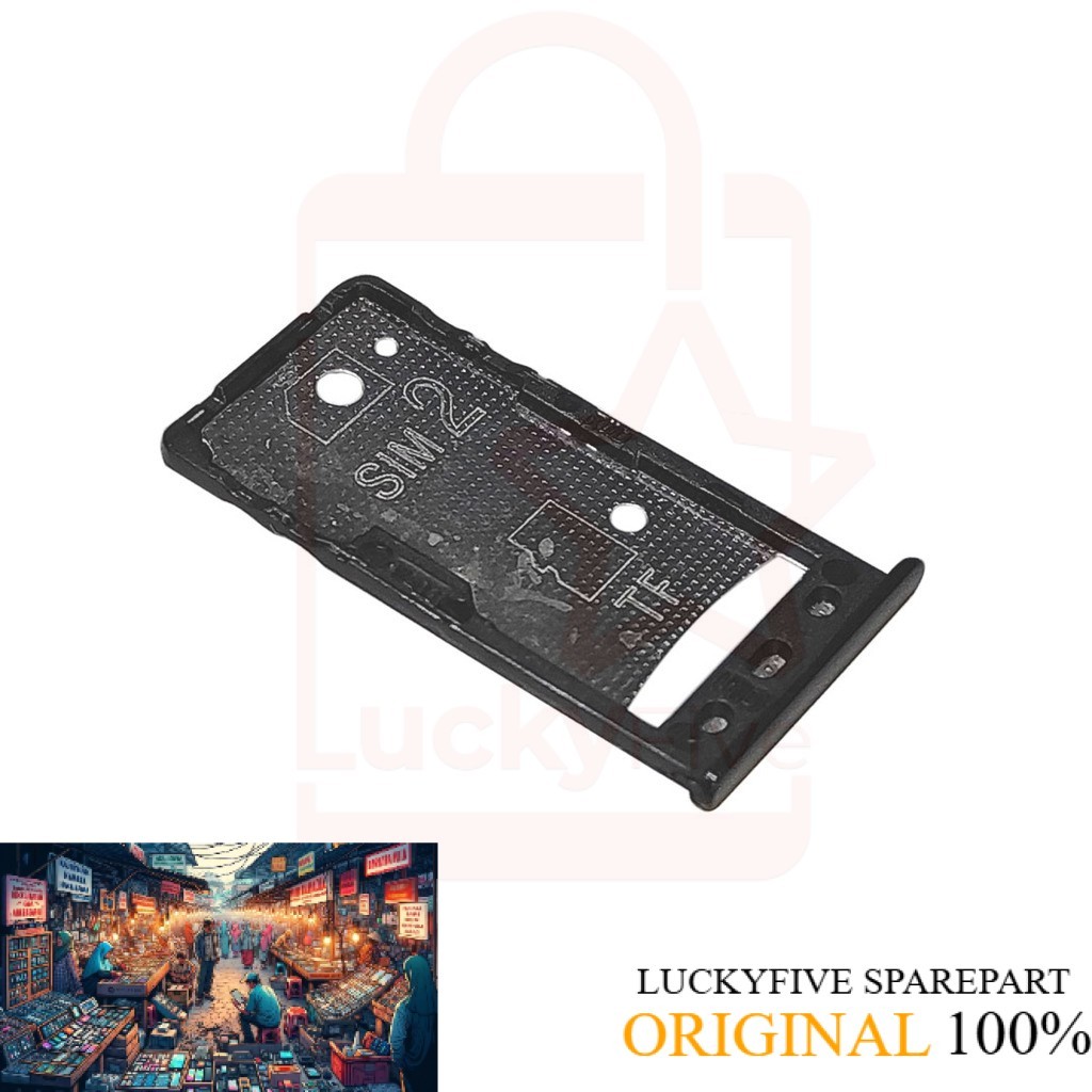 SIMTRAY REDMI 5A SLOT SIM / TEMPAT KARTU REDMI 5A NEW ORIGINAL