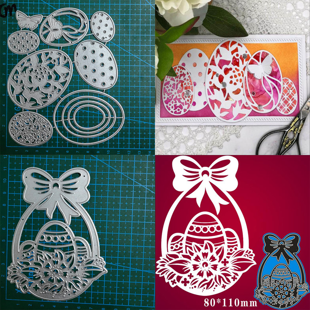 

Easter egg basket Metal Cutting Dies Cut Die Mold Scrapbooking Paper Knife Mould Blade Punch Stencils