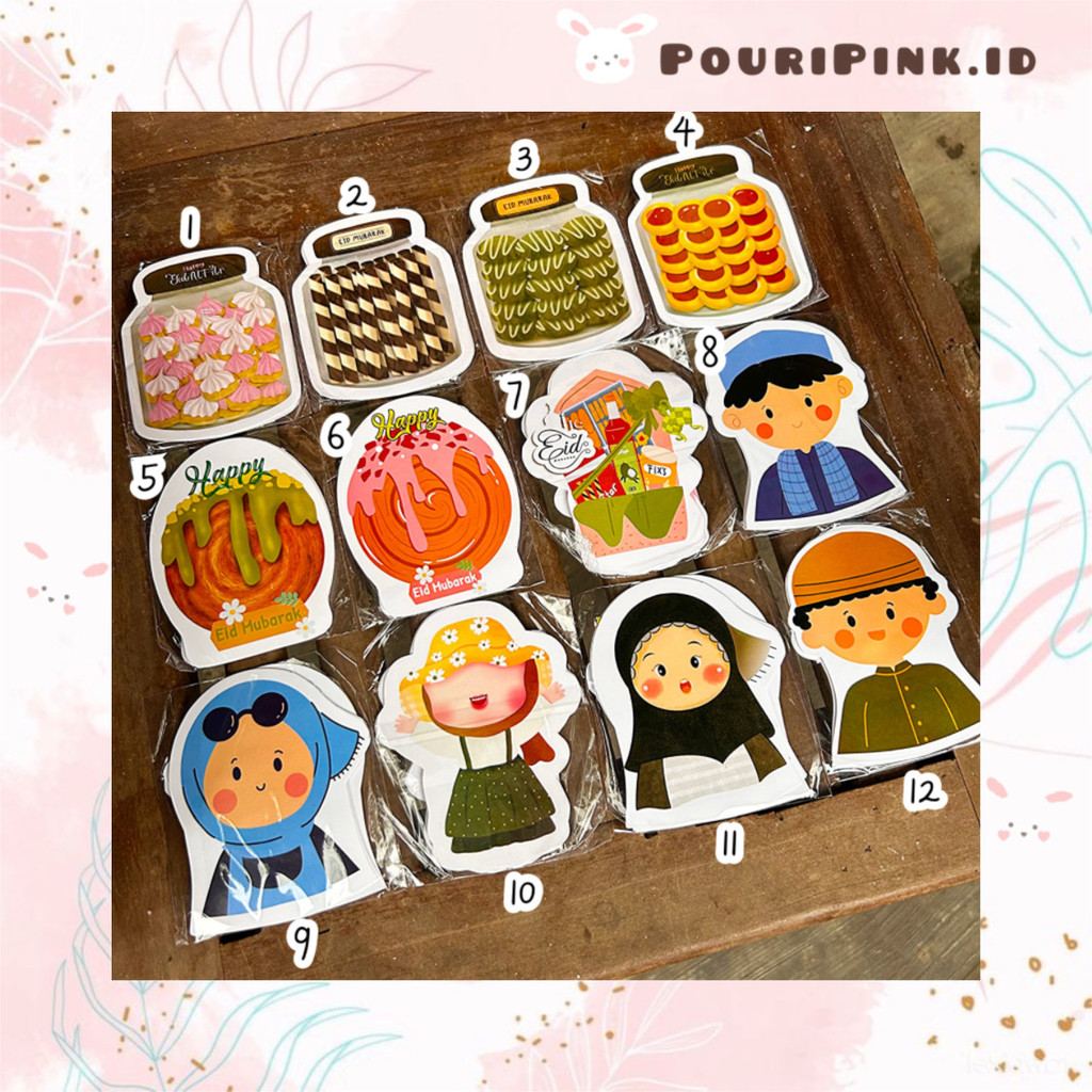 

Amplop Lebaran 2025 isi 5 pcs Karakter Anak Cowo Cewe Toples Kue Idul Fitri Aesthetic Hari Raya Eid Mubarak Uang Thr Muslim Atk Banjar Martapura Mtp PouriPink.id