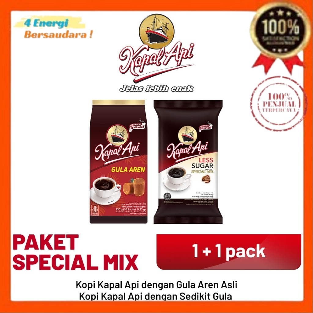 

Kopi Paket KAPAL API Special Mix 4 Energi Bersaudara