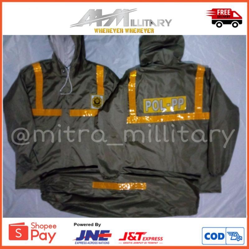 IB - JAS HUJAN POL PP/MANTEL SATPOL PP/RAINCOAT MOTOR/JAS HUJAN TERBARU