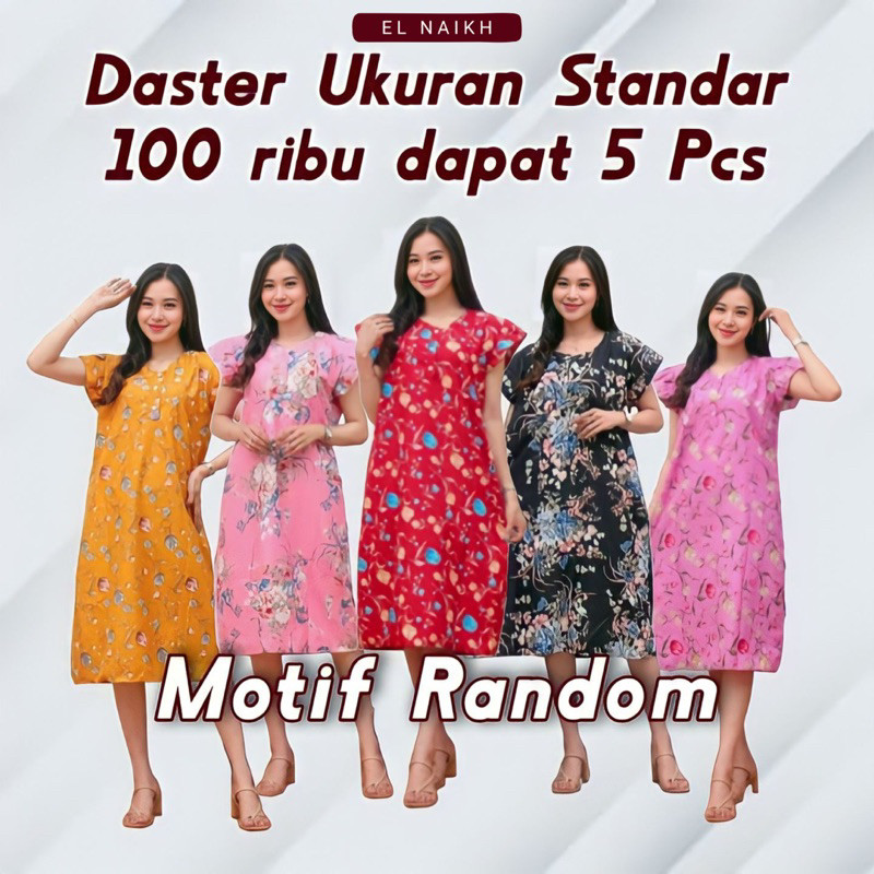 JY76W Daster Murah 100 Dapat 5 | 100ribu Dapat 5 Daster | Daster Murah | Paket Usaha Daster Murah | 