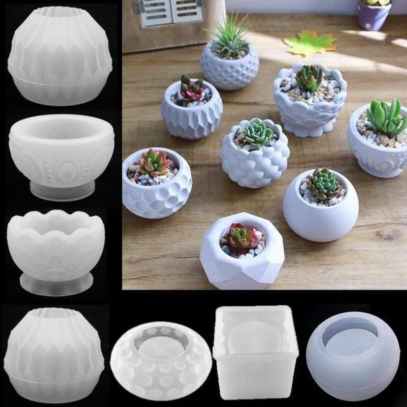 

Wave Point Square Flowerpot Silicone Mold Fleshy Flowerpot Storage Box Gypsum Concrete Mold Candle Potted Crystal Epoxy Mould