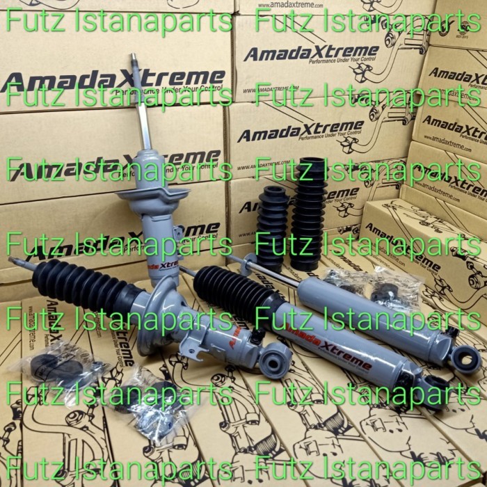 PAKET Shockbreaker MERK AMADA XTREME ADJUSTABLE INNOVA DEPAN BELAKANG