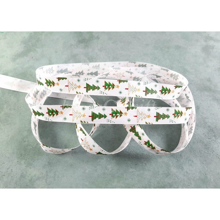 

Pita Natal - Grossgrain - Pohon Natal - Lebar 2.5 cm
