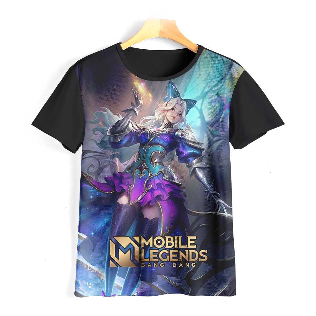 Kaos Mobile Legends Keren dan Adem | Kaos SELENA Mobile Legends Anak & Dewasa | 06ML053 SELENA