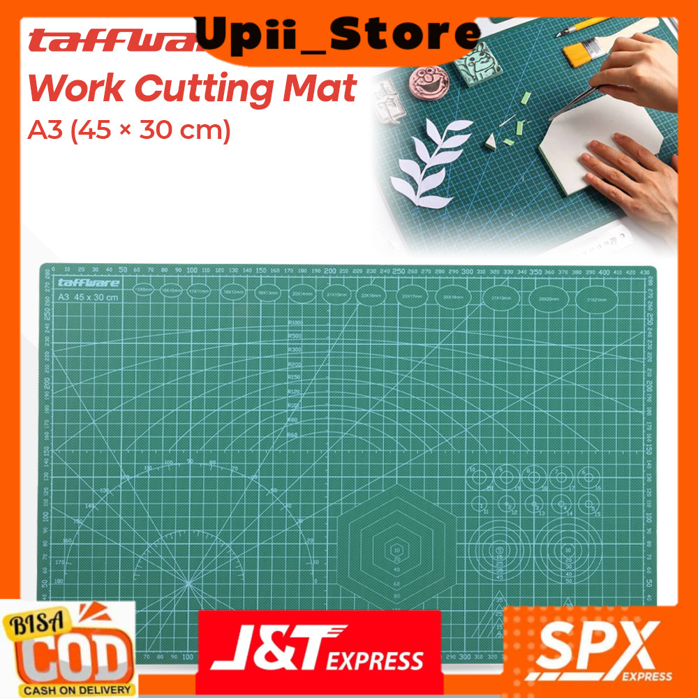 

Taffware Alas Potong Work Cutting Mat Pad A3 45x30cm