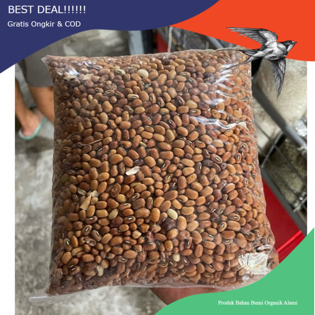 

kacang beras merah lokal mentah 500gr-1kg