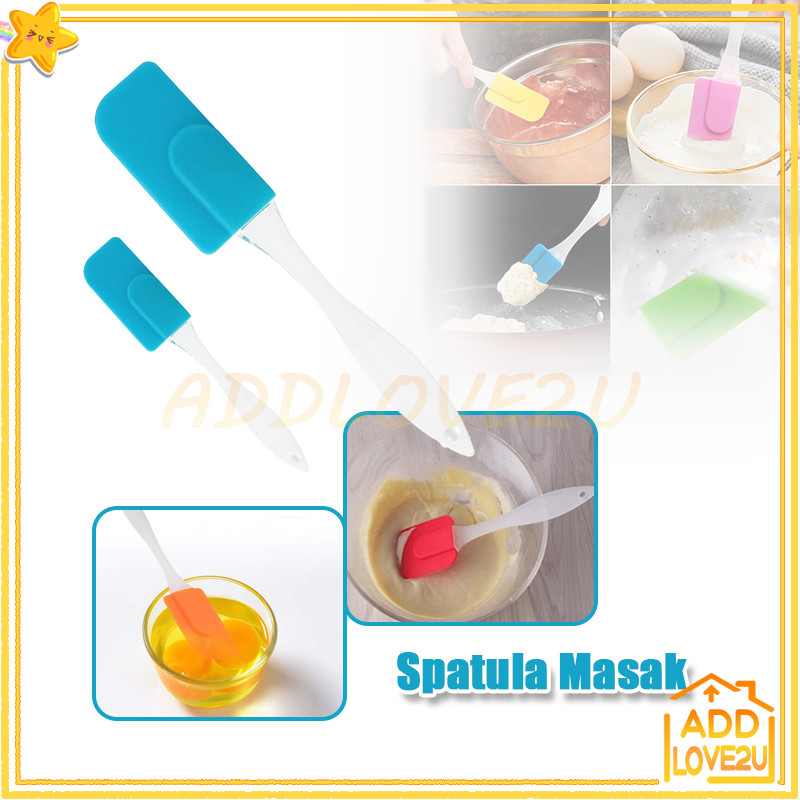 Spatula Masak/Spatula Silikon Tahan Panas/Spatula Kue Spatula Silicon Tahan Panas/spatula sodet sili