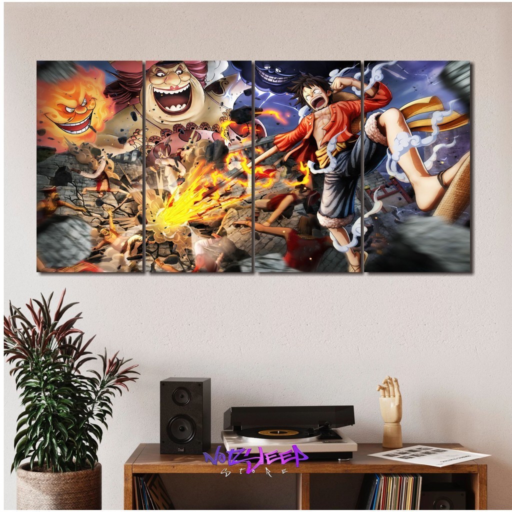 Poster kayu anime one piece set custom hd wallpaper onepiece high resolusi  kamar cowok