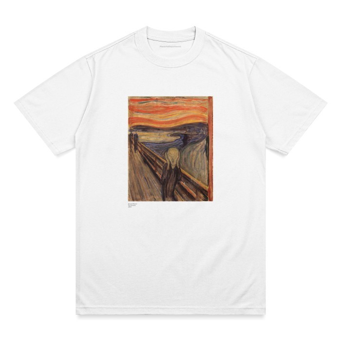 Kaos Edvard Munch - The Scream - 1893 T-shirt | Fine Arts Department