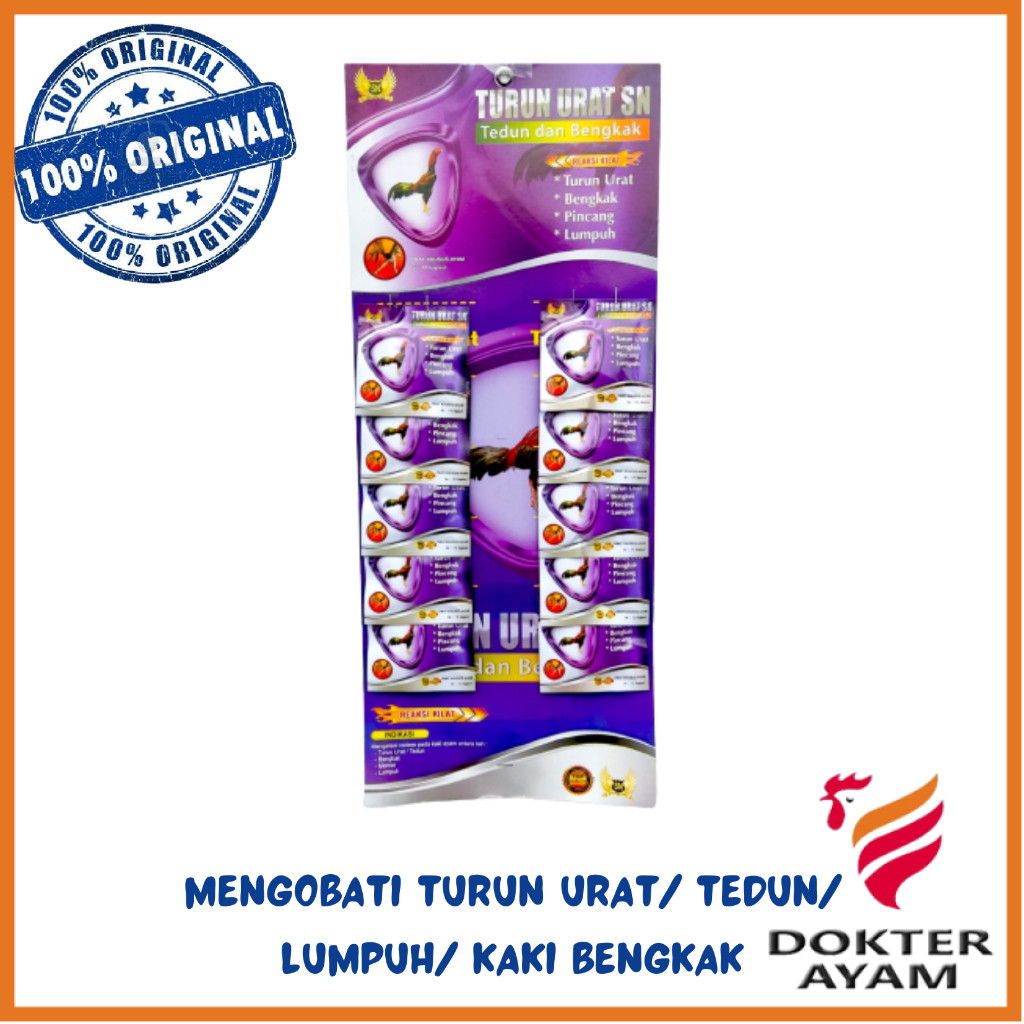 TURUN URAT SN 1 RENTENG Obat Turun Urat Tedun Pincang  Kaki Ayam Bangkok
