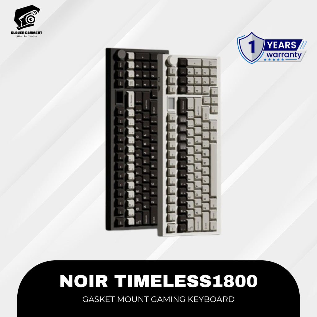 noir Timeless1800 Keyboard Mekanis Nirkabel 96%