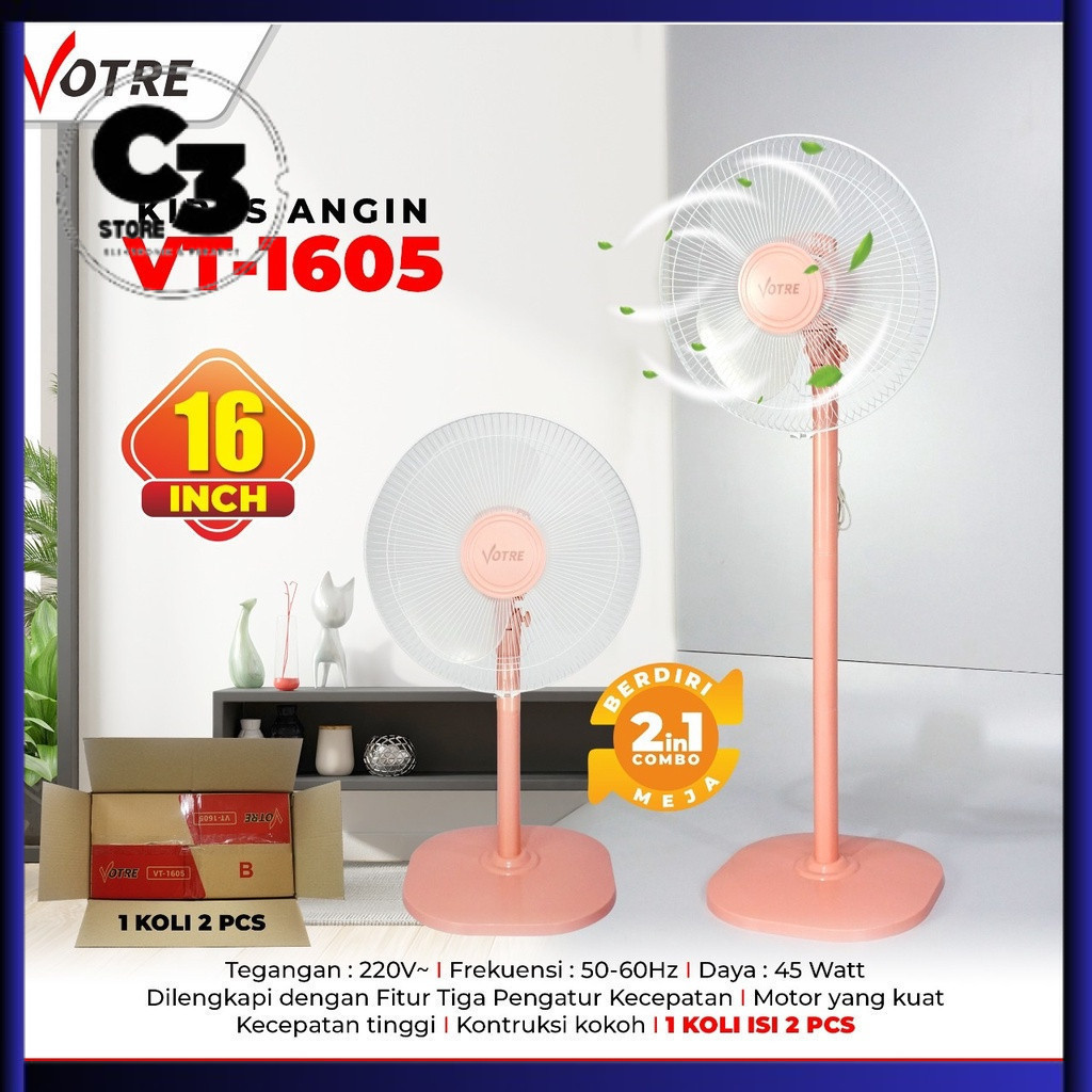 Advance Kipas Angin Berdiri 16 Inch VT-1605 / Stand Fan 16 inch VT-1605