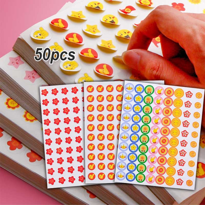 

4000pcs Sticker Penilaian Anak Motivasi Belajar Isi 1 Lembar 80pcs 50 Lembar