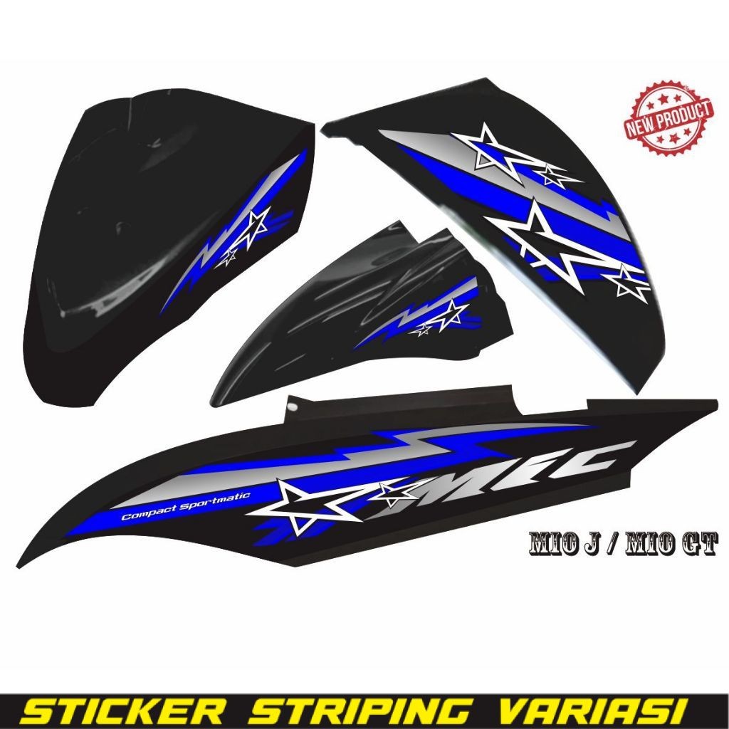 VARIASI STIKER MIO J MIO GT VARIASI STRIPING KEREN MOTIF KEREN