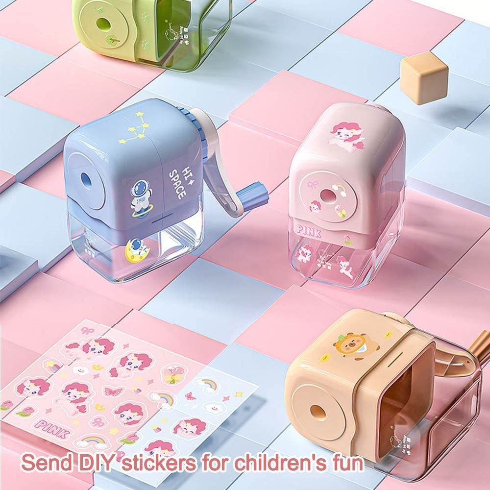 

Hand-cranked Capibara Pencil Sharpener Anti Sticking Lead Student Stationery Pencil Cutter School Office Supplies