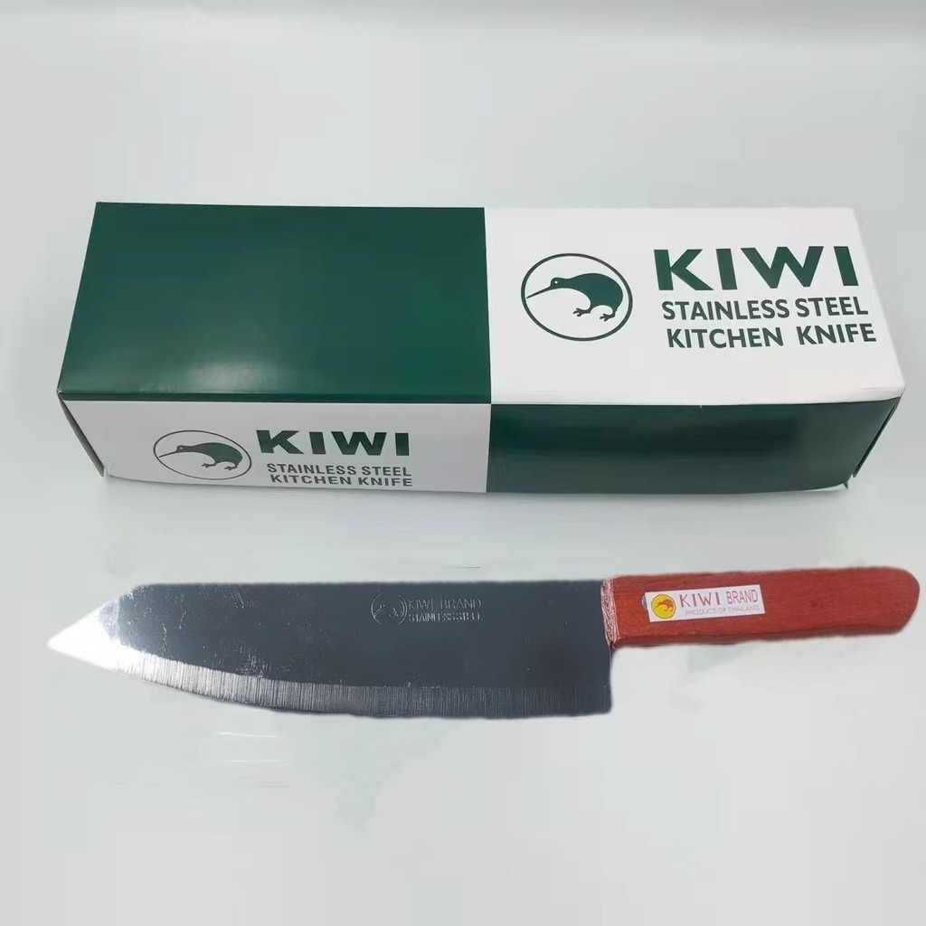 Pisau Dapur Kecil Kiwi dengan Gagang Kayu – Pisau Serbaguna untuk Memasak & Mengiris