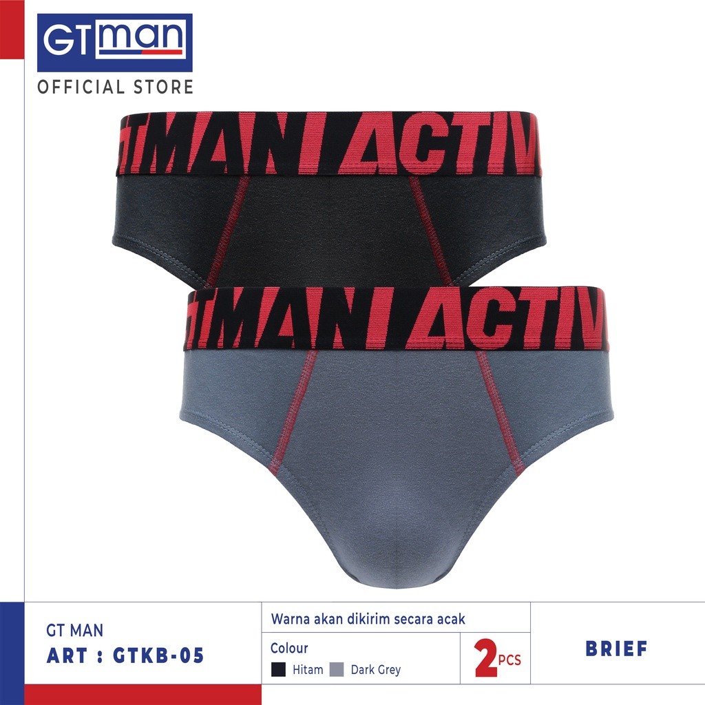 GT MAN - MINI BRIEF - GTKB05 - MULTICOLOUR - CELANA DALAM PRIA BRIEF - DEWASA REMAJA COWOK ELASTIS -