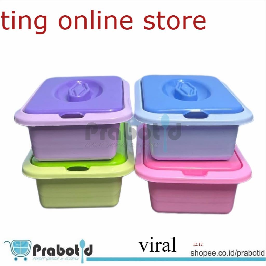 Promo Mangkuk Sayur Kotak Dengan Tutup Basi Sayur Ungu Wadah Sayur Plastik Mangkok Sayur Plastik Den