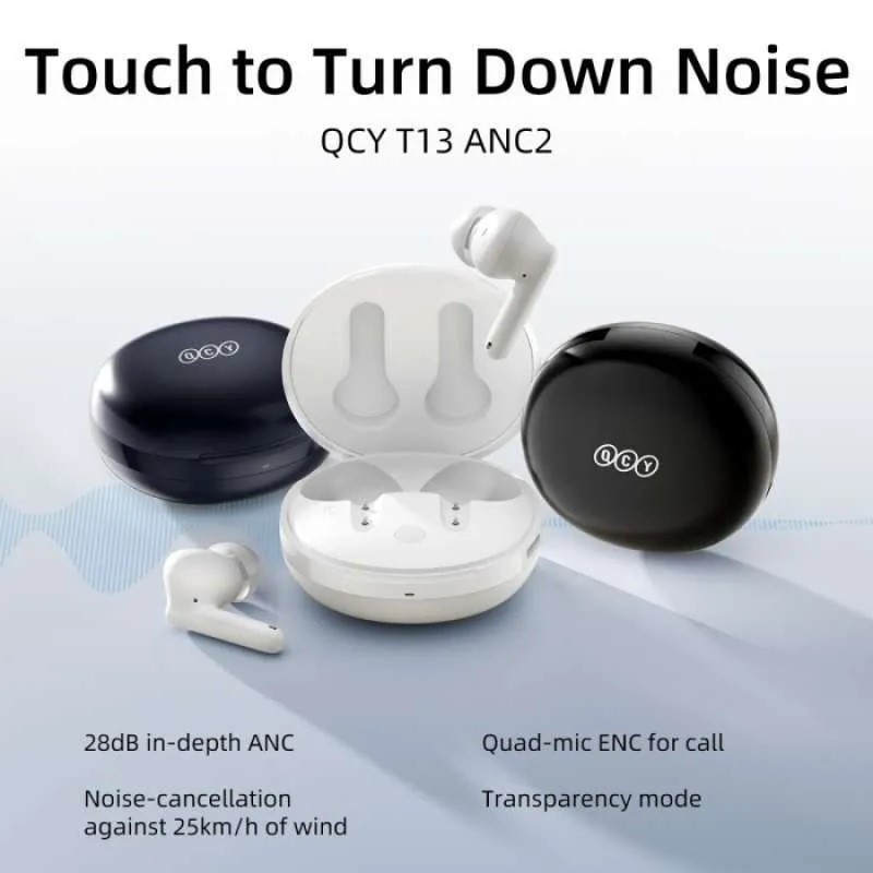 TWS Choetech QCY T13 ANC 2 Wireless Earbuds ORIGINAL