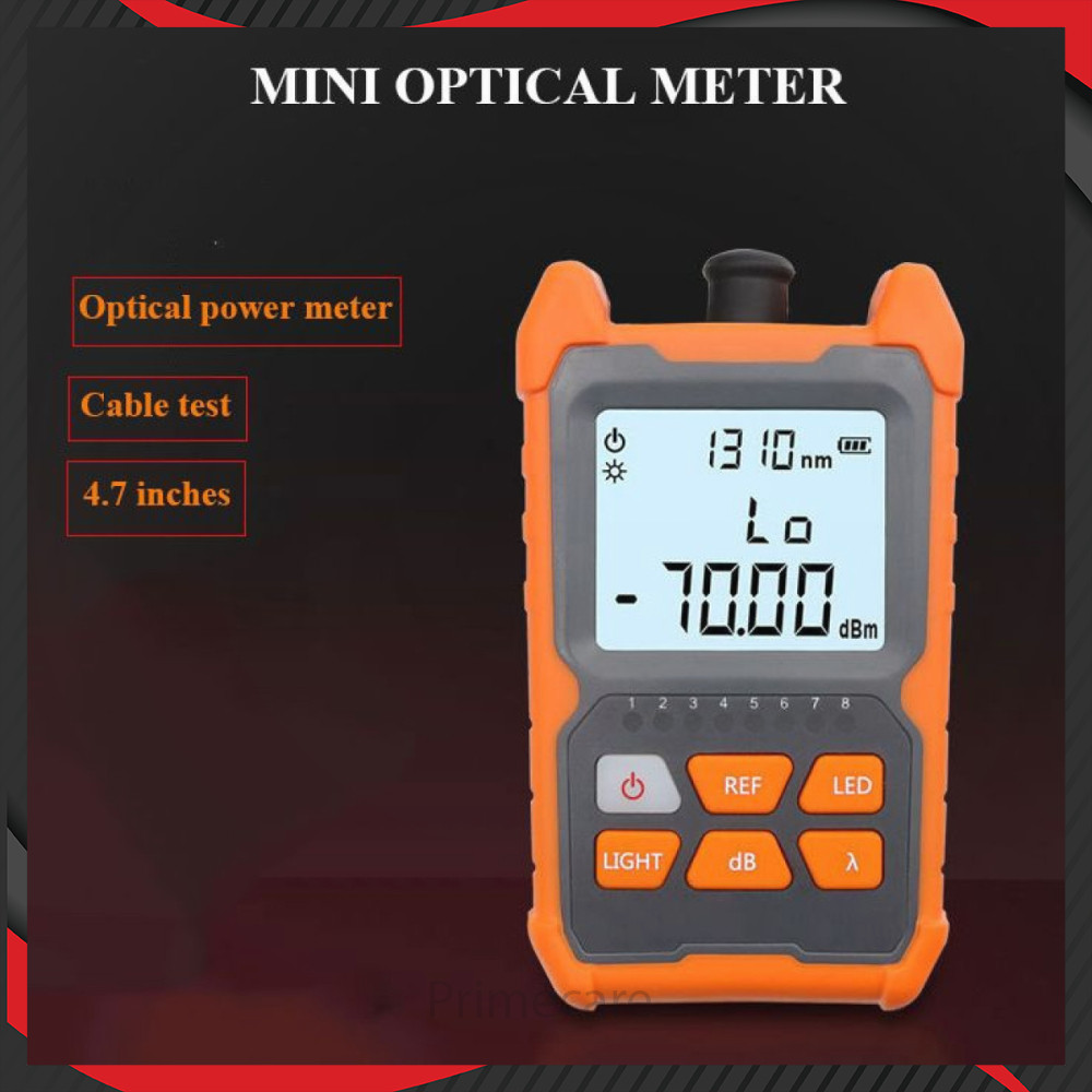 Alat Tester Kabel Fiber Optik 2in1 OPM Power Meter 6dBm -PK702